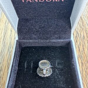 RETIRED Pandora Teacup & Saucer charm.